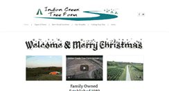 Desktop Screenshot of indiancreekchristmastreefarm.com